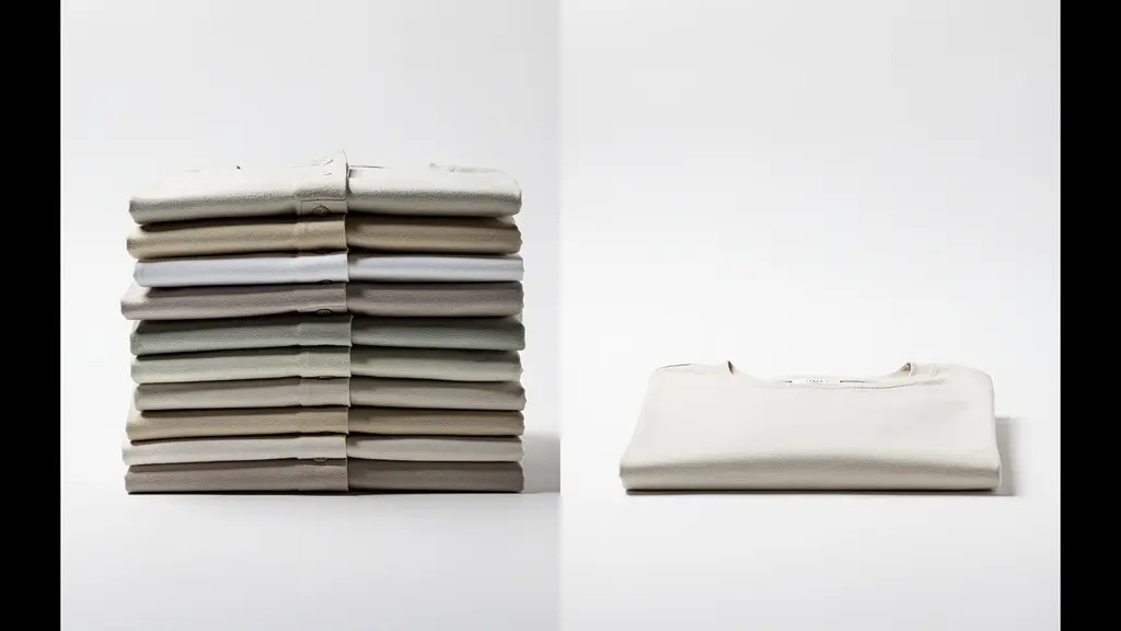 Vue d'ensemble montrant la différence entre stock traditionnel et print-on-demand