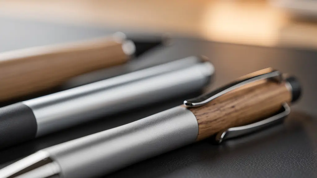 Vue macro d'un kit d'outils ergonomiques professionnels disposés sur une surface de travail