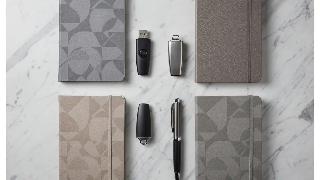 Matrice visuelle comparant l'utilité et la mobilité de différents objets promotionnels