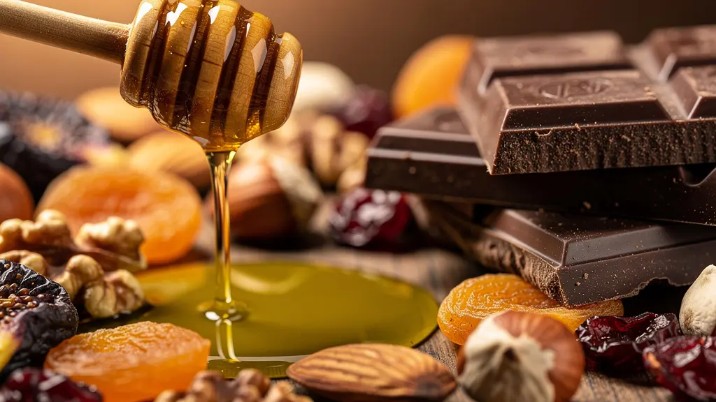 Composition modulaire de produits gourmands variés adaptés à différents régimes alimentaires