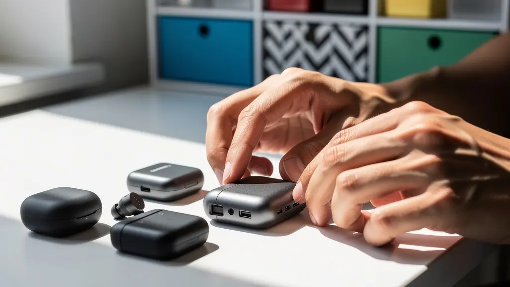 Chaîne de contrôle qualité pour objets publicitaires électroniques